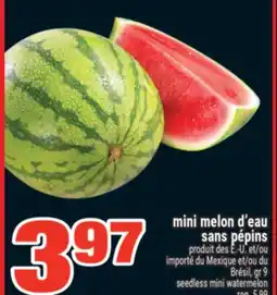 Super C MINI MELON D'EAU SANS PÉPINS | SEEDLESS MINI WATERMELON offer