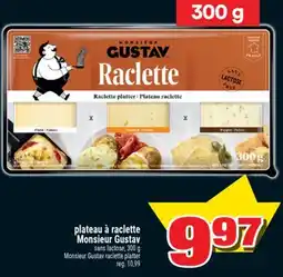 Super C PLATEAU À RACLETTE MONSIEUR GUSTAV | MONSIEUR GUSTAV RACLETTE PLATTER offer