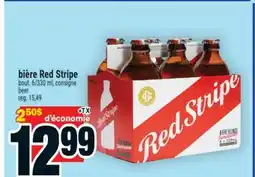 Super C BIÈRE RED STRIPE | BEER offer