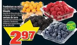 Super C FRAMBOISES OU MÛRES | RASPBERRIES, BLACKBERRIES, BLUEBERRIES OR GROUND CHERRIES offer
