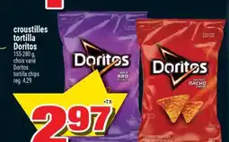 Super C CROUSTILLES TORTILLA DORITOS | DORITOS TORTILLA CHIPS offer