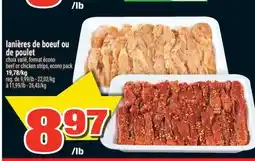 Super C LANIÈRES DE BOEUF OU DE POULET | BEEF OR CHICKEN STRIPS offer