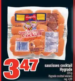 Super C SAUCISSES COCKTAIL HYGRADE | HYGRADE COCKTAIL WIENERS offer