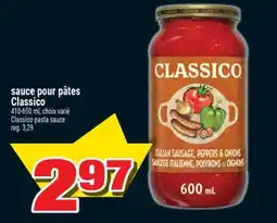 Super C SAUCE POUR PÂTES CLASSICO | CLASSICO PASTA SAUCE offer