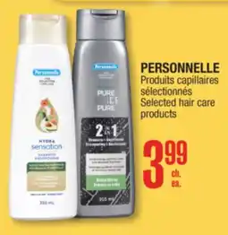 Jean Coutu PERSONNELLE Selected hair care products offer