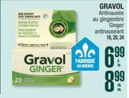 Jean Coutu GRAVOL Ginger antinauseant offer