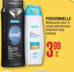 Jean Coutu PERSONNELLE Selected body washes offer