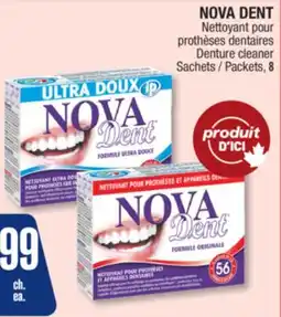 Jean Coutu NOVA DENT Denture cleaner offer