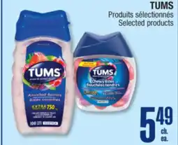 Jean Coutu TUMS Selected products offer
