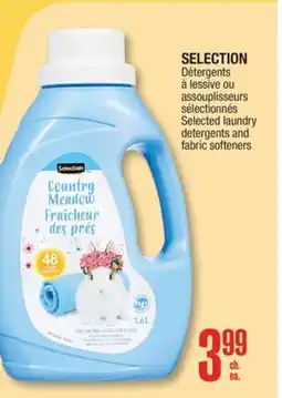 Jean Coutu SELECTION Selected laundry detergents and fabric softeners offer