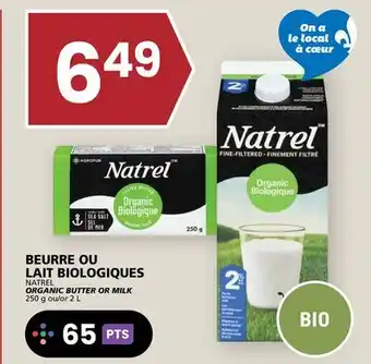Rachelle-Bery Grocery NATREL ORGANIC BUTTER OR MILK offer