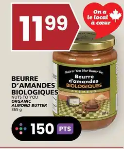 Rachelle-Bery Grocery NUTS TO YOU ORGANIC ALMOND BUTTER offer