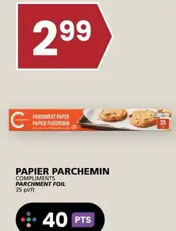 Rachelle-Bery Grocery COMPLIMENTS PARCHMENT FOIL offer