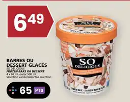 Rachelle-Bery Grocery SO DELICIOUS FROZEN BARS OR DESSERT offer