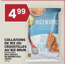 Rachelle-Bery Grocery RICEWORKS RICE SNACKS OR BROWN RICE CRISPS offer