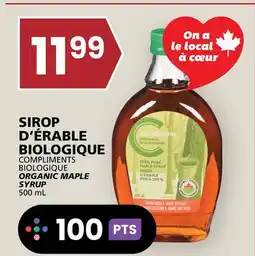 Rachelle-Bery Grocery COMPLIMENTS BIOLOGIQUE ORGANIC MAPLE SYRUP offer