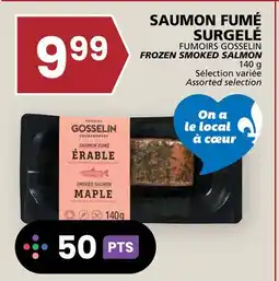 Rachelle-Bery Grocery FUMOIRS GOSSELIN FROZEN SMOKED SALMON offer