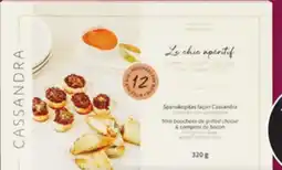 IGA CASSANDRA LOIGNON FROZEN APPETIZER PLATTER offer