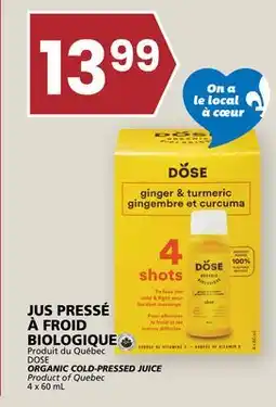 Rachelle-Bery Grocery DOSE ORGANIC COLD-PRESSED JUICE offer