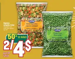 Marché Adonis LÉGUMES SURGELÉS CEDAR | CEDAR FROZEN LEGUMES offer