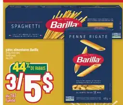 Marché Adonis PÂTES ALIMENTAIRES BARILLA | BARILLA PASTA offer