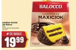 Marché Adonis PANETTONE CHOCOLAT NOIR BALOCCO | BALOCCO DARK CHOCOLATE PANETTONE offer