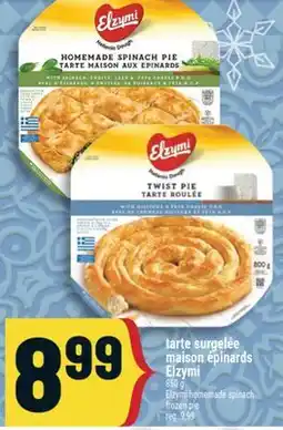 Marché Adonis TARTE SURGELÉE MAISON ÉPINARDS ELZYMI | ELZYMI HOMEMADE SPINACH FROZEN PIE offer