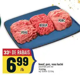 Marché Adonis BOEUF, PORC, VEAU HACHÉ | GROUND BEEF, PORK, VEAL offer