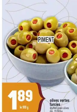 Marché Adonis OLIVES VERTES FARCIES | STUFFED GREEN OLIVES offer