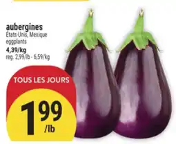 Marché Adonis AUBERGINES | EGGPLANTS offer