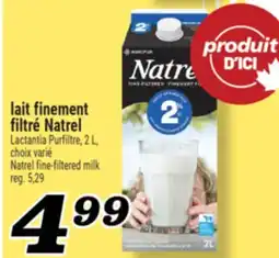 Marché Richelieu LAIT FINEMENT FILTRÉ NATREL | NATREL FINE-FILTERED MILK offer