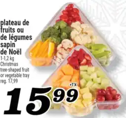 Marché Richelieu PLATEAU DE FRUITS OU DE LÉGUMES SAPIN DE NOËL | CHRISTMAS TREE-SHAPED FRUIT OR VEGETABLE TRAY offer
