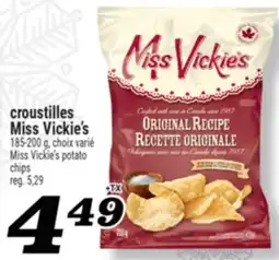 Marché Richelieu CROUSTILLES MISS VICKIE'S | MISS VICKIE'S POTATO CHIPS offer