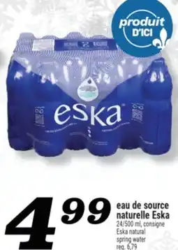 Marché Richelieu EAU DE SOURCE NATURELLE ESKA | ESKA NATURAL SPRING WATER offer