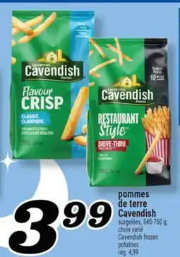 Marché Richelieu POMMES DE TERRE CAVENDISH | CAVENDISH FROZEN POTATOES offer