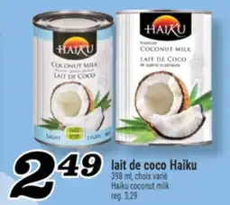 Marché Richelieu LAIT DE COCO HAIKU | HAIKU COCONUT MILK offer
