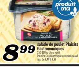 Marché Richelieu SALADE DE POULET PLAISIRS GASTRONOMIQUES | PLAISIRS GASTRONOMIQUES CHICKEN SALAD offer