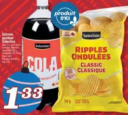 Marché Richelieu BOISSON GAZEUSE SELECTION | SELECTION SOFT DRINK offer