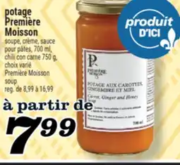 Marché Richelieu POTAGE PREMIÈRE MOISSON | PREMIÈRE MOISSON SOUP offer