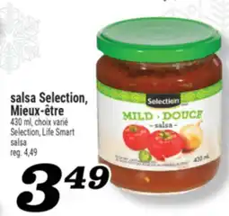 Marché Richelieu SALSA SELECTION, MIEUX‑ÊTRE | SELECTION, LIFE SMART SALSA offer