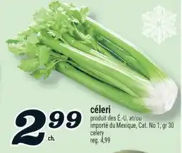 Marché Richelieu CÉLERI | CELERY offer