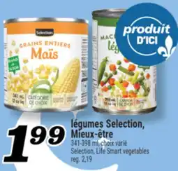 Marché Richelieu LÉGUMES SELECTION, MIEUX‑ÊTRE | SELECTION, LIFE SMART VEGETABLES offer