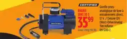 Canadian Tire CERTIFIED Deluxe 12V Direct-Drive Analog Tire Inflator offer
