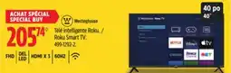Canadian Tire Westinghouse Roku Smart TV offer
