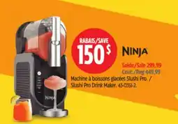 Canadian Tire Ninja Slushi Pro Drink Maker offer