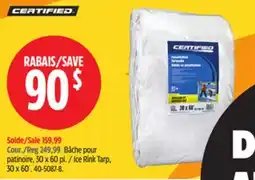 Canadian Tire Certified Ice Rink Tarp offer