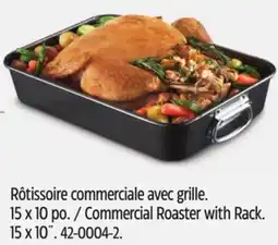 Canadian Tire Commercial Roaster with Rack offer