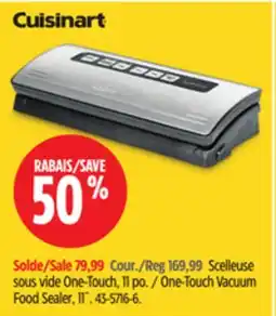 Canadian Tire Cuisinart One-Touch Vacuum Food Sealer offer