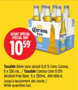 Canadian Tire Taxable Corona Cero 0.0% Alcohol-Free Beer offer