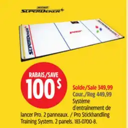 Canadian Tire SuperDeker Pro Stickhandling Training System offer
